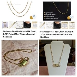 20" Stainless Steel Ball & Chain Necklace